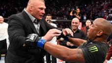 Daniel Cormier Taunts Brock Lesnar During SUMMERSLAM Match: When We Clash I’m In That Ass!