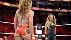 Mickie James And Alicia Fox Attack Trish Stratus And Lita Backstage At RAW...But Where Was Alexa Bliss?