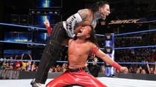 Shinsuke Nakamura Ended His Match With Jeff Hardy With A Patented Low Blow