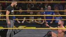 Adam Cole Retains The NXT Title Against Finn Balor After Johnny Gargano Interruption