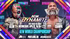 AEW DYNAMITE Results: April 22, 2026 - Darby Allin's First Title Defense & More