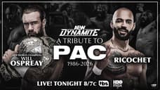 AEW DYNAMITE Results (September 30, 2026): A Tribute to PAC - Will Ospreay vs Ricochet