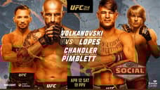 Alexander Volkanovski vs. Diego Lopes For The Featherweight Title Headlines UFC 314