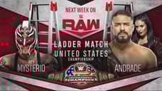 Andrade Will Defend His US Championship Against Rey Mysterio In A Ladder Match Next Week On RAW