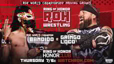 Bandido And Athena Will Be In Action On Tonight's RING OF HONOR Episode