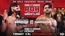 Bandido Will Compete In A Proving Ground Match On Tonight's RING OF HONOR Episode