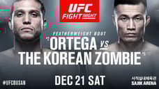 Brian Ortega Has Been Pulled From His Match Against Chan Sung Jung At UFC FIGHT NIGHT BUSAN