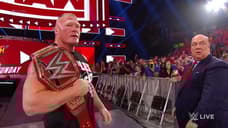 Brock Lesnar Utterly Annihilates Seth Rollins On RAW, Causing Him To Cough Up Blood