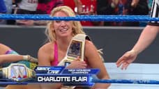 Charlotte Flair Defeats Asuka To Become The New SMACKDOWN LIVE Women's Champion