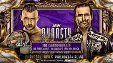 Daniel Garcia Will Defend The TNT Championship Against Adam Cole At AEW DYNASTY