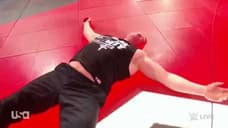Drew McIntyre Takes Out Brock Lesnar With A Trio Of Claymore Kicks On RAW