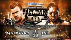 EVIL Decisively Defeats Will Ospreay On Day 13 Of The G1 CLIMAX Tournament