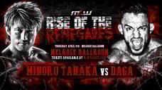 GHC Junior Heavyweight Champion Minoru Tanaka Will Make His In-Ring Debut For MLW At RISE OF THE RENEGADES
