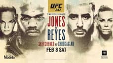 Jon Jones Vs. Dominick Reyes For The Light Heavyweight Championship Will Headline Tonight's UFC 247