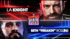 LA Knight vs Seth Rollins Added To WWE Saturday Night's Main Event