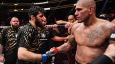 Magomed Ankalaev Confronts Alex Periera After Being Called A Chump By His UFC 320 Opponent
