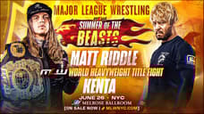 Matt Riddle Will Defend The MLW World Heavyweight Title At SUMMER OF THE BEASTS