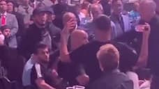 Nate Diaz And Lightweight Champion Khabib Nurmagomedov Nearly Get Into A Brawl At UFC 239