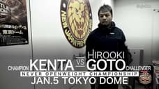 NEW JAPAN Releases A Special Promo For KENTA vs. Hirooki Goto At WRESTLE KINGDOM 14