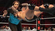 Nia Jax Made An Unexpected Impact (And Took An RKO) In The Men's ROYAL RUMBLE Match