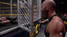 NXT: Johnny Gargano Defeats Aleister Black In A Steel Cage Match With The Help Of An Old Friend