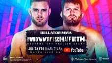 Steve Mowry Is Off This Friday's BELLATOR 242 Due To Testing Positive For The Coronavirus