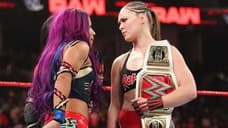 Tensions Rose Between Ronda Rousey And Sasha Banks During RAW Ahead Of Their ROYAL RUMBLE Match