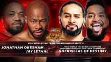 The Guerillas Of Destiny Will Defend The ROH World Tag Team Titles Against Jay Lethal & Jonathan Gresham