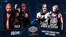 The Kings of Catch Win The Tag Team Titles At INSANE CHAMPIONSHIP WRESTLING'S SQUARE GO! Event