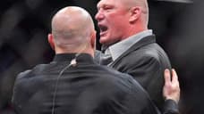 The Reason Why Vince McMahon Didn't Allow Anyone To Mention Brock Lesnar's Name On RAW