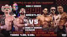 This Special Episode Of RING OF HONOR Features A Six-Man Tag Title Defense
