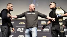 UFC 249: Khabib Nurmagomedov And Tony Ferguson Trade Barbs And Engage In Heated Staredown At Press Conference