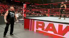 Universal Champion Brock Lesnar And Braun Strowman Had An Underwhelming Showdown On RAW Last Night