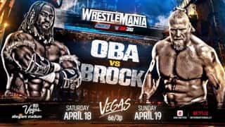 Oba Femi Answers Brock Lesnar's WrestleMania Open Challenge, Updates To Card & Next Week's Raw Lineup