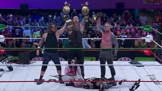 The Wyatt Sicks Attacked Pagano and Psycho Clown At AAA's HEROES INMORTALES