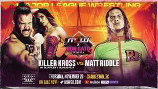 Killer Kross' First Match Back In MLW Will Be Against Matt Riddle