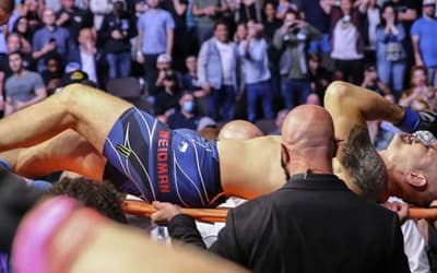Chris Weidman Leaves UFC 261 On A Stretcher After Suffering Gruesome Leg Injury Against Uriah Hall