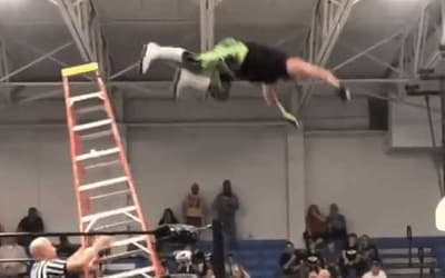 VIDEO: Scary Footage Of Indie Wrestler Lazer Missing Dive & Sustaining Serious Injuries Shared Online