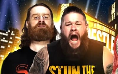 Sami Zayn And Kevin Owens Vs. The Usos For The Tag-Titles Official For WRESTLEMANIA