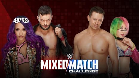 WWE MIXED MATCH CHALLENGE Week 7 Results From Finn Balor And Sasha Banks Vs Miz And Asuka