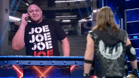 Samoa Joe Promised To Pay A Visit To AJ Styles' Family During Another Weird SMACKDOWN LIVE Segment