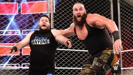 Kevin Owens Beat Braun Strowman After The Monster Among Men Threw Him From The Top Of The Cage