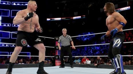 The Rematch Is Official: It's Universal Champion Brock Lesnar Vs. WWE Champion AJ Styles At SURVIVOR SERIES
