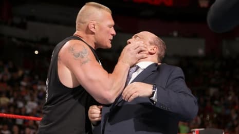 Brock Lesnar Snapped On RAW Last Night And Attacked Both Kurt Angle AND Paul Heyman