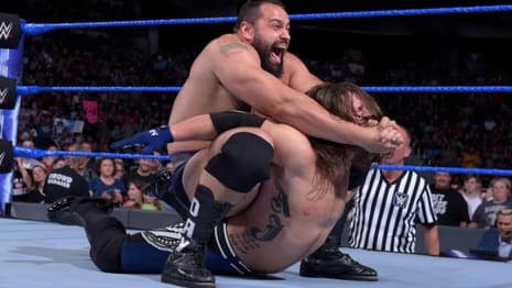 Rusev Got The Upper Hand When He Squared Off With AJ Styles During Last Night's SMACKDOWN LIVE