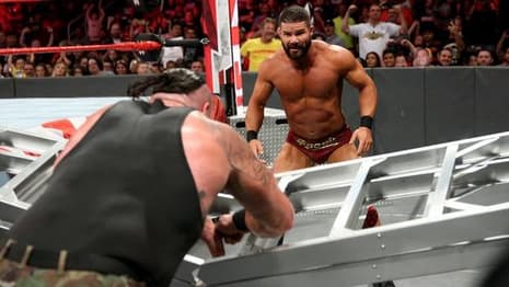 Watch Braun Strowman Punch A Ladder In Half During Last Night's Episode Of RAW