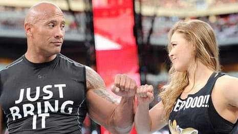 The Rock Confirms That WWE Wanted Him To Team Up With Ronda Rousey At WRESTLEMANIA