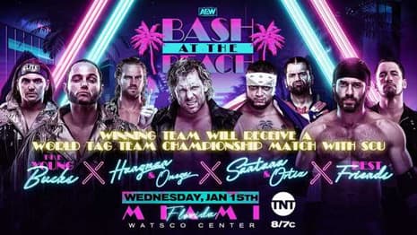 #1 Contender Fatal Four-Way Tag Team Match Is Set For AEW's BASH AT THE BEACH Special