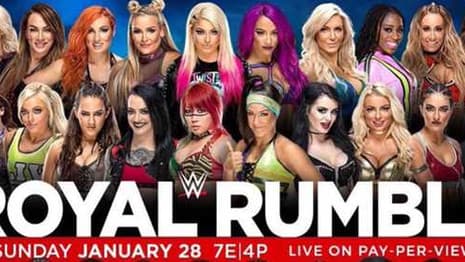A Beast, A Monster And A Machine Loom Large On The Official Poster For WWE ROYAL RUMBLE