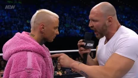 A Fight Breaks Out Between Jon Moxley And Darby Allin At The New York Comic Con